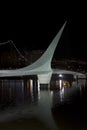 The woman bridge. Buenos Aires, Argentina. Puerto Madero by nigh Royalty Free Stock Photo