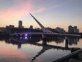 Woman bridge at Buenos Aires Argentina