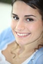 Woman with bright smile Royalty Free Stock Photo