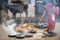 Woman in Buddhist Temple