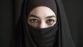 Woman in burka Royalty Free Stock Photo