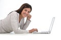 Woman buying online Royalty Free Stock Photo