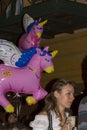 A woman celebrating on the famous Munich Strong Beer Festival.