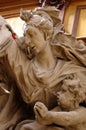 Woman With A Cherub Religious Statues