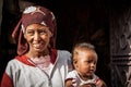 Woman with child, Egypt Royalty Free Stock Photo