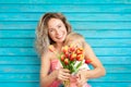 Mother`s day spring holiday concept Royalty Free Stock Photo