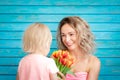 Mother`s day spring holiday concept Royalty Free Stock Photo