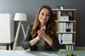 Woman Clapping In Video Conference