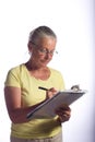 Woman With Clipboard