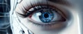 Robotic woman technology eye