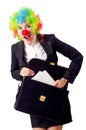 Woman clown Royalty Free Stock Photo