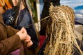 Woman coiffure. Royalty Free Stock Photo