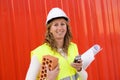 Woman In Construction Business Royalty Free Stock Photo