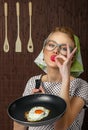 Woman cook Royalty Free Stock Photo