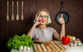Woman cook Royalty Free Stock Photo