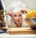 Woman cook Royalty Free Stock Photo