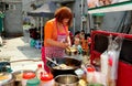 Pengzhou, China: Woman Cooking Food