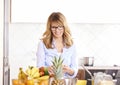 Woman cooking in the kitchen