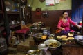 Woman cooking Nepal