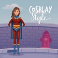 Woman cosplay style