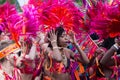 Woman in costume on Carnival of Cultures in Berlin