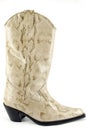 Woman cowboy leather boot