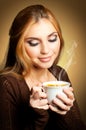 Woman with cup of Coffee