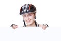 Woman cyclist