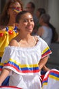 Woman dance Joropo is a musical style resembling the waltz,