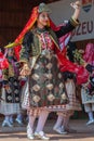 Woman dancers from Turkey in traditional costume