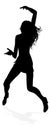 Woman Dancing Person Silhouette Royalty Free Stock Photo