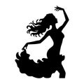 Woman Dancing Silhouette