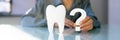 Woman Dental Teeth Question Mark