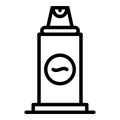 Woman deodorant icon, outline style Royalty Free Stock Photo