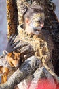 Woman disguised as a leopard during the Carnival of Venice