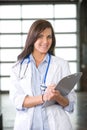 Woman doctor in a modern office Royalty Free Stock Photo