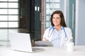 Woman doctor in a modern office Royalty Free Stock Photo