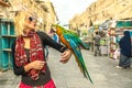 Woman at Doha Souq Royalty Free Stock Photo