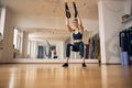 Woman doing an exercise for lower body