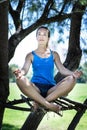 Woman doing yoga