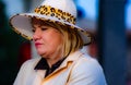 woman dressed as a safari in a carnival parade in the province of Venice, small town ScorzÃâ a few minutes from Venice.