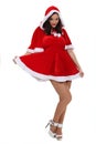 Woman dressed as Mrs. Claus Royalty Free Stock Photo