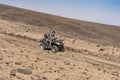 Woman driving quad-bike Boa Vista Cape Verde