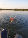 a woman drowns in a life jacket , safety on the water