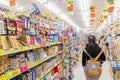 A woman in drug store in Tokyo