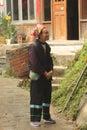 Woman - an elderly farmer