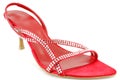 Woman elegance red shoe Royalty Free Stock Photo