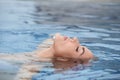 Woman enjoying water