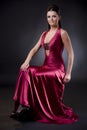 Woman in evening dress Royalty Free Stock Photo