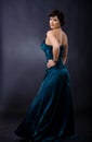 Woman in evening dress Royalty Free Stock Photo